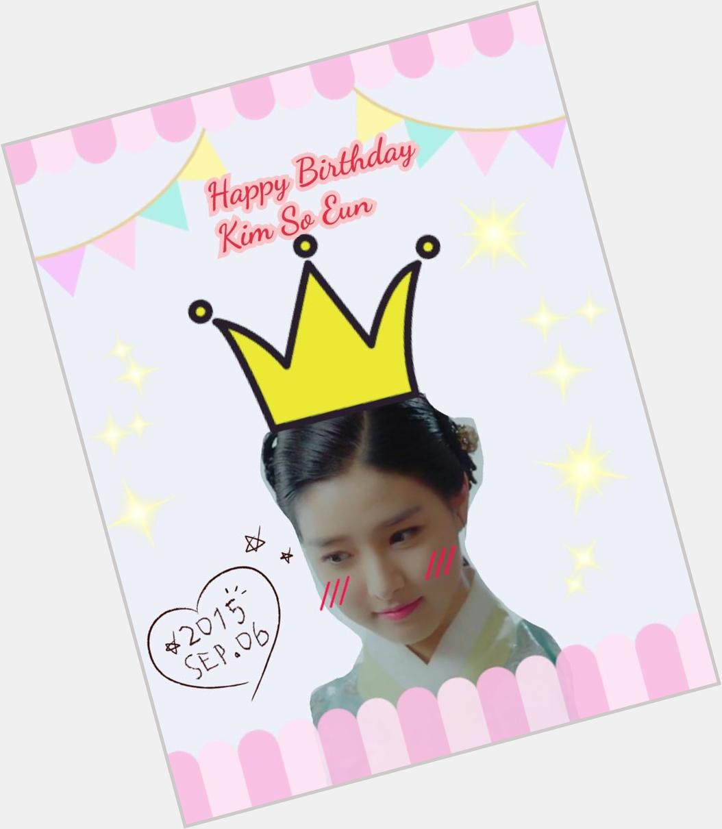           Happy birthday Kim So Eun      