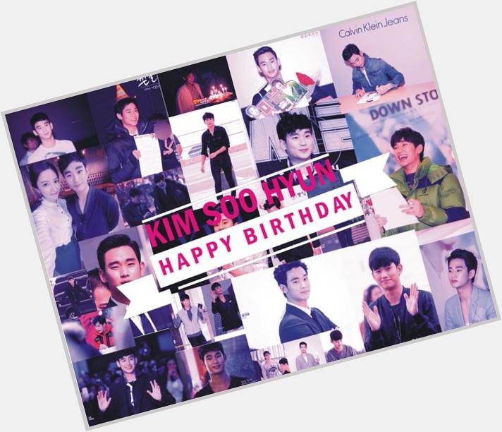 Hope your birthday bring you happiness,
inside and outside ! Happy Birthday Kim
Soo Hyun # HBDKimSooHyun 