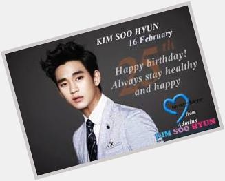 HAPPY BIRTHDAY KIM SOO HYUN oppa!!! 