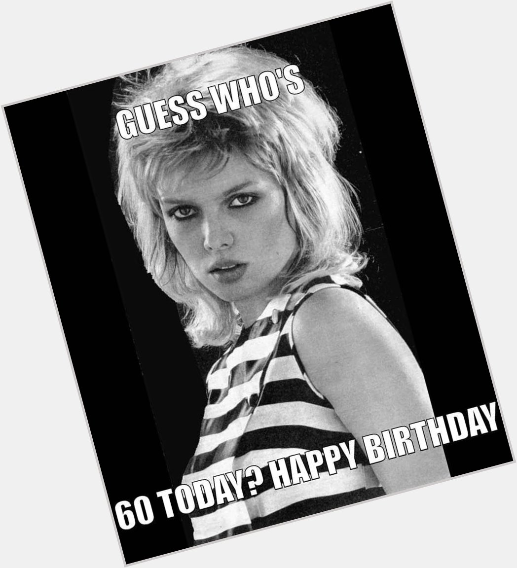 Happy a birthday Kim Wilde. Have a lovely day 