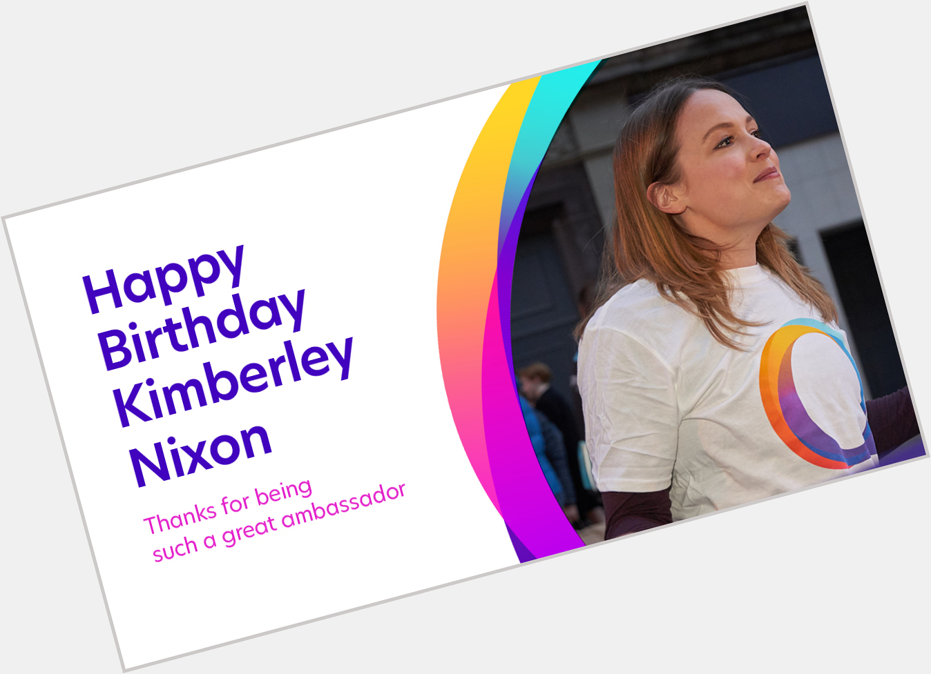 Join us in wishing our ambassador, Kimberley Nixon, a very Happy Birthday! We hope you have a great day  