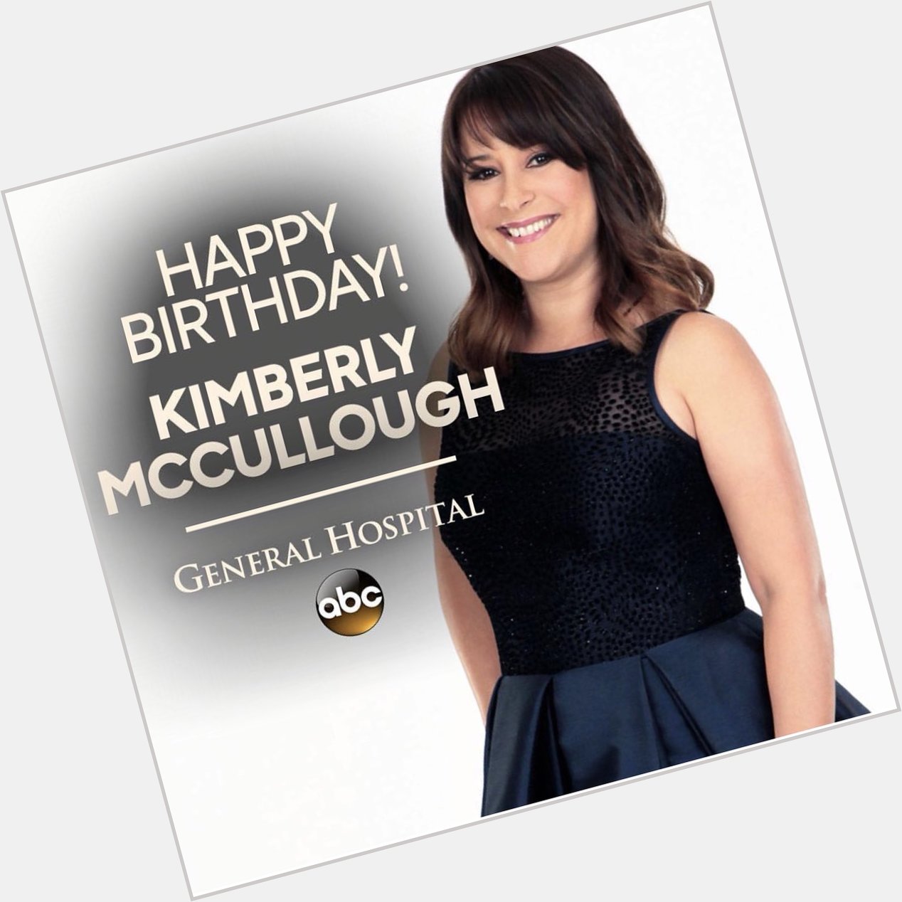  hope you have a great day! Happy Birthday Kimberly McCullough    