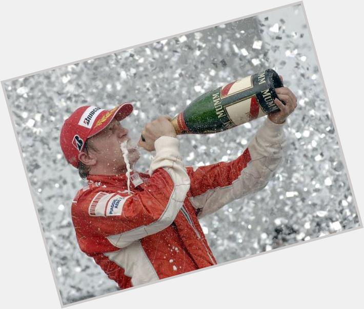 Happy Birthday to Kimi Raikkonen. Have a drink to 35 years on this planet!  