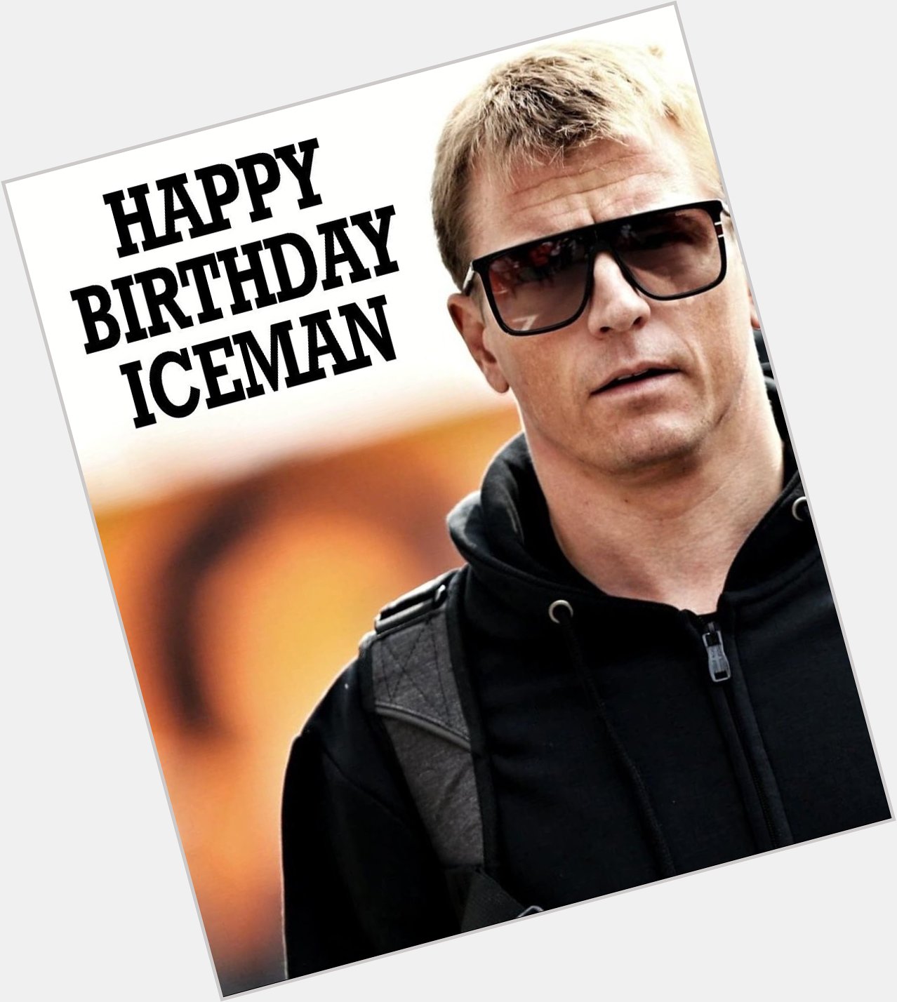 Happy Birthday to one and only Iceman , Kimi Raikkonen      