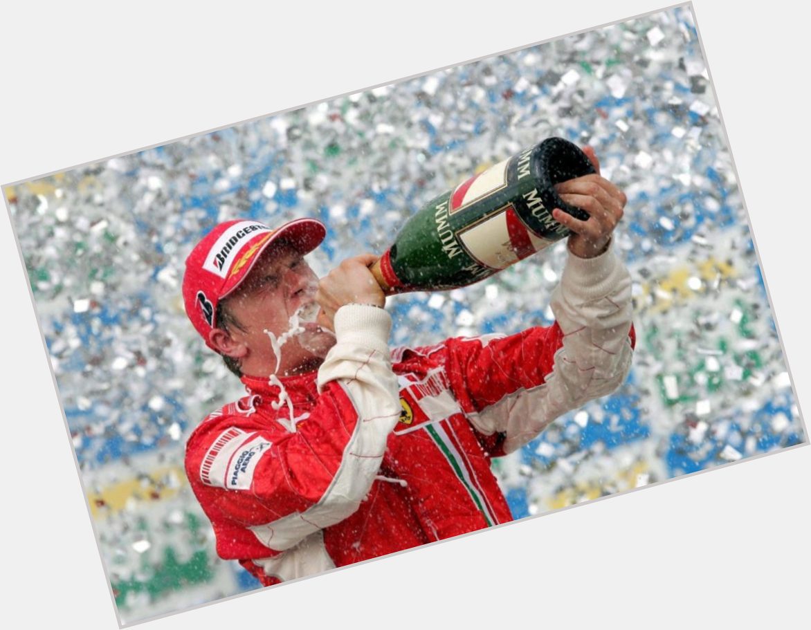 Happy 43rd birthday to the last driver to win a World title with Ferrari, 2007 champ Kimi Raikkonen! 