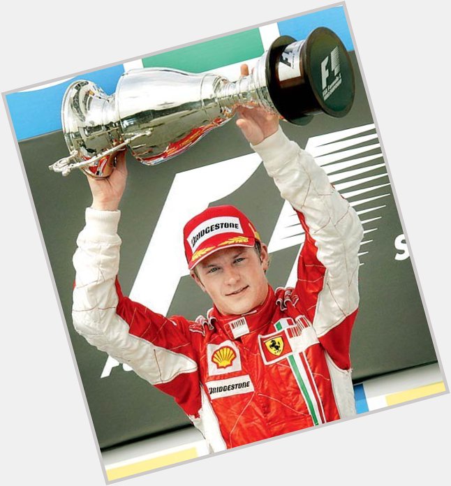 Happy 43rd birthday to 2007 Champion Kimi Raikkonen   