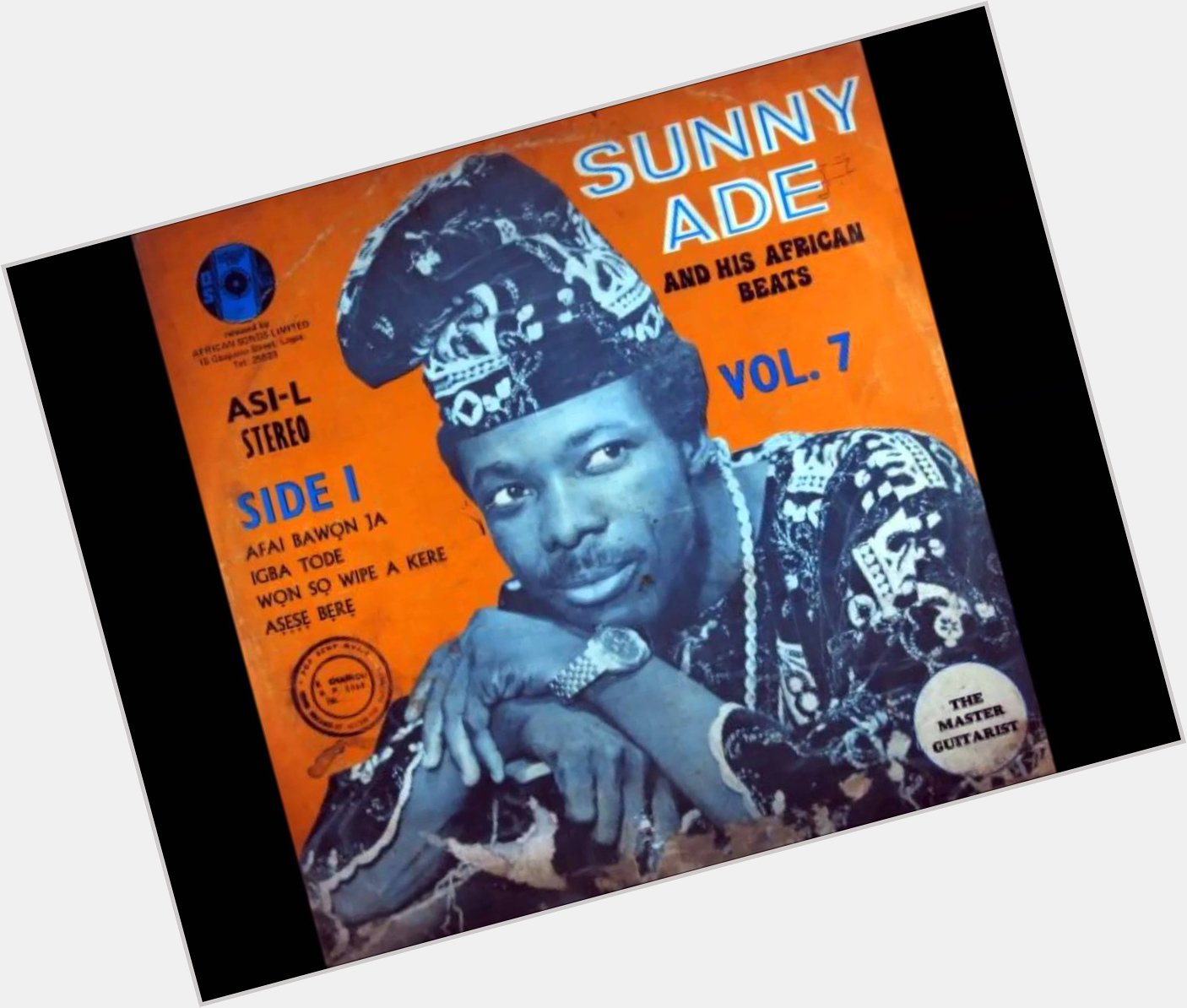 Happy 69th Birthday to King Sunny Ade. If I woke up on a weekend and this was playing I knew it was spring cleaning 