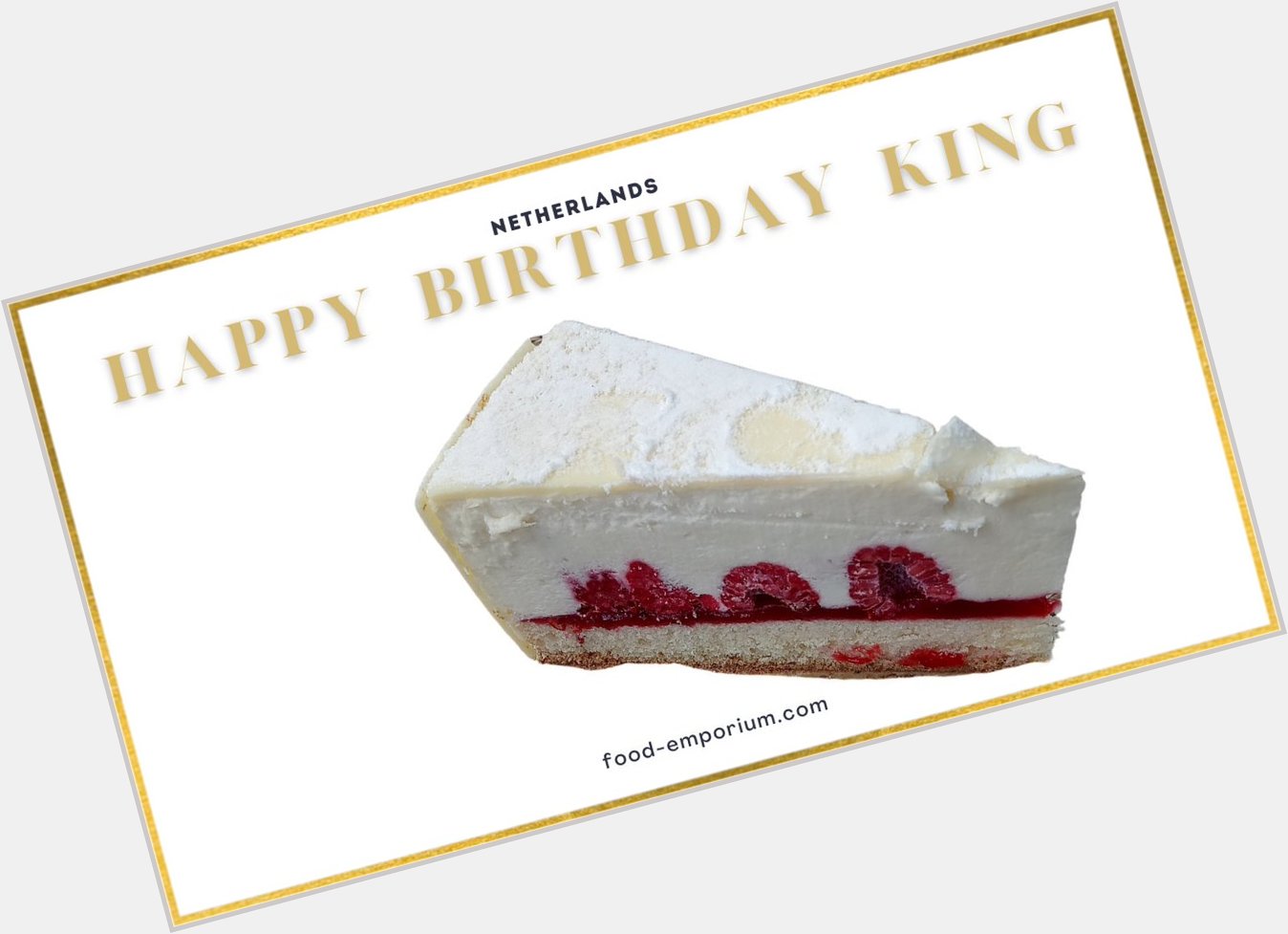 Happy birthday King Willem-Alexander of the      