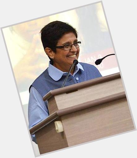 100cities wishes a very happy birthday to Kiran Bedi - born 9 June 