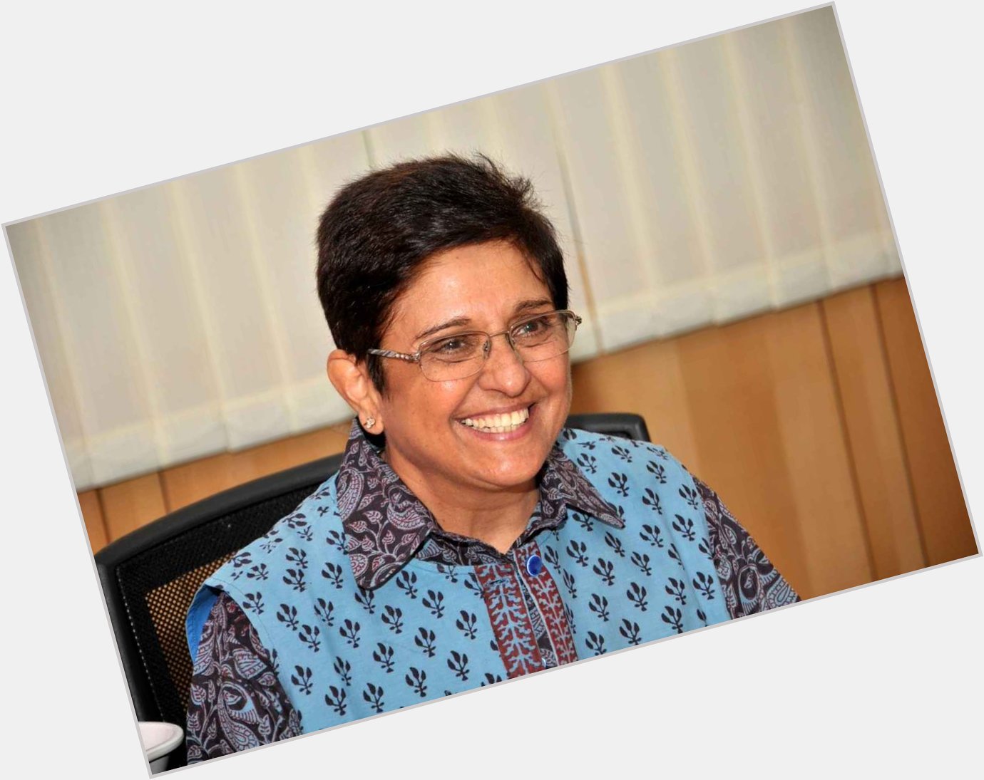 Happy birthday to India\s first female IPS officer Kiran Bedi    