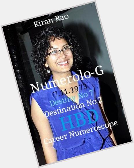 Happy Birthday Kiran Rao !!! Numerolo-G 