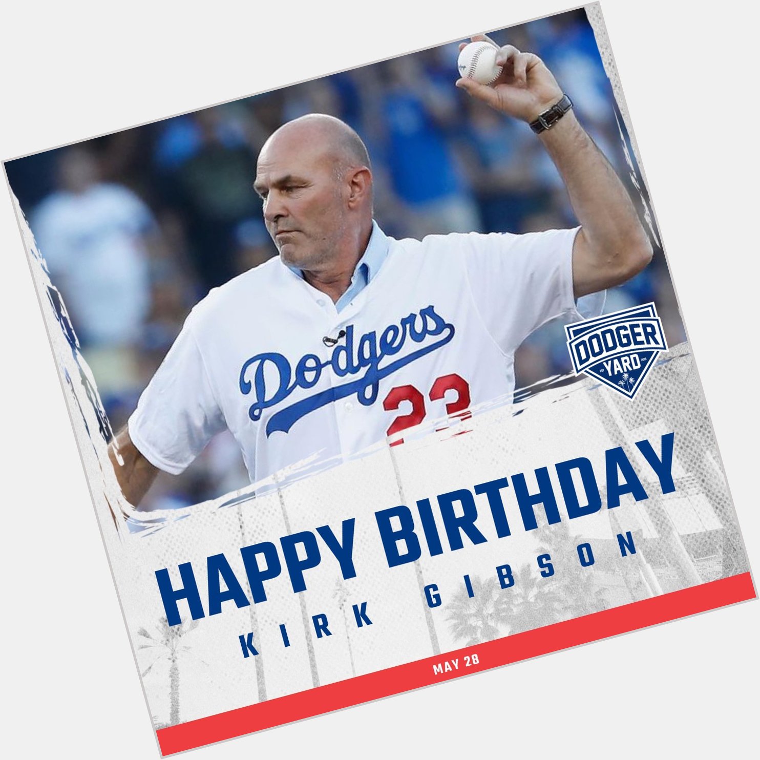 Happy birthday, Kirk Gibson! 