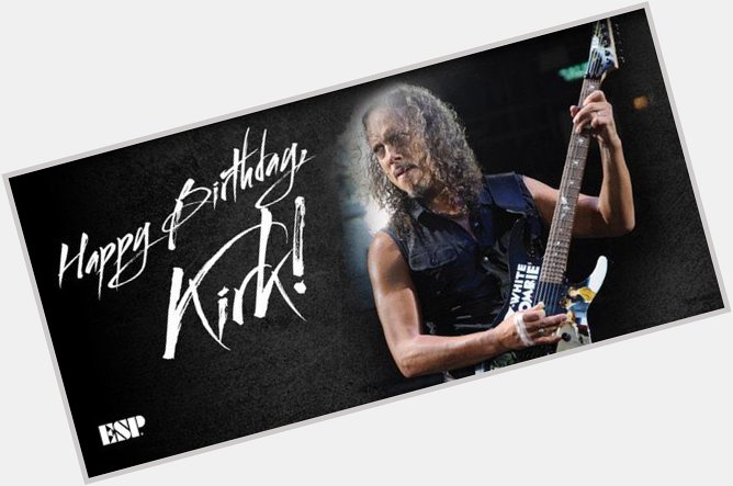 Happy birthday to Metallica\s Kirk Hammett! 