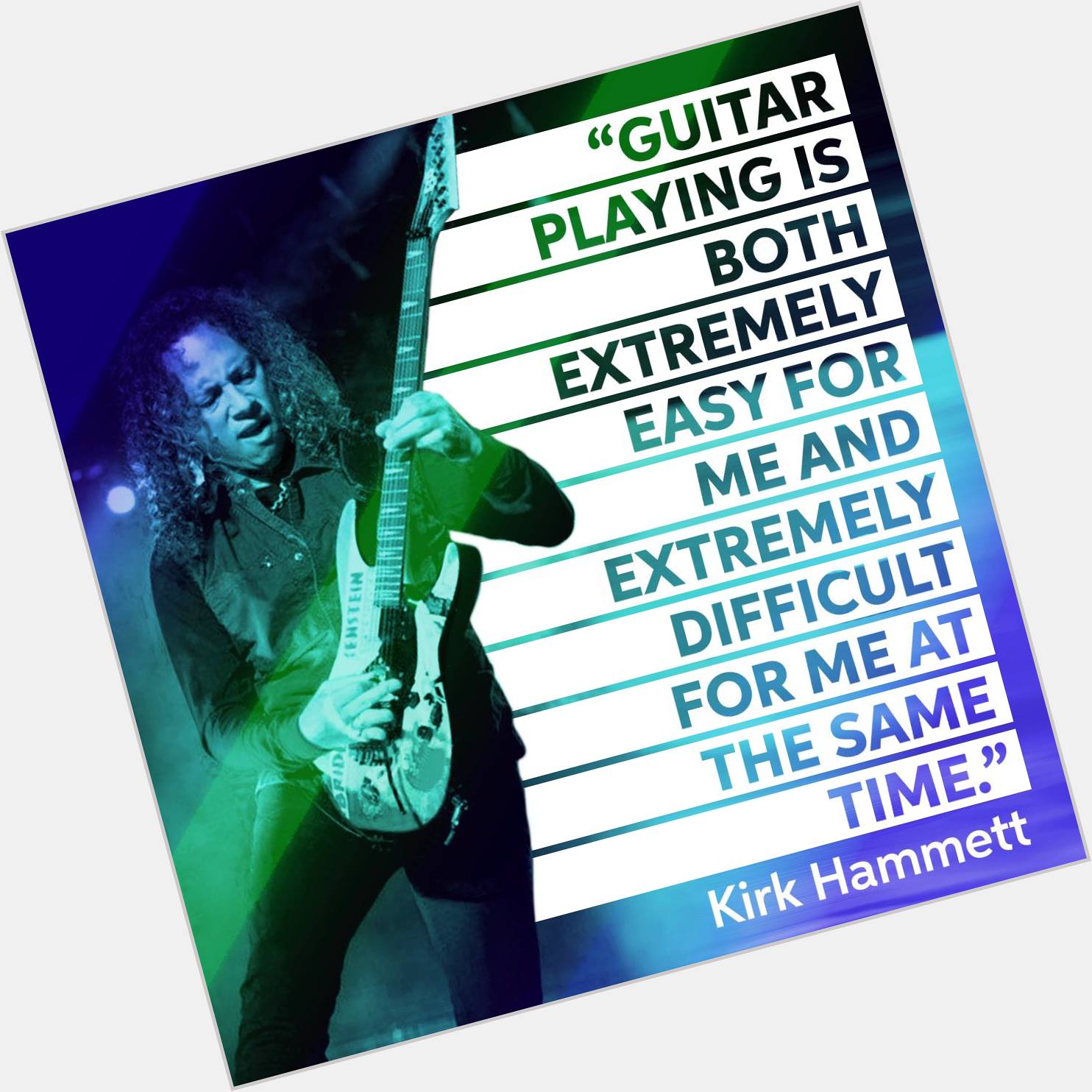  Happy Birthday to guitarist, Kirk Hammett! 