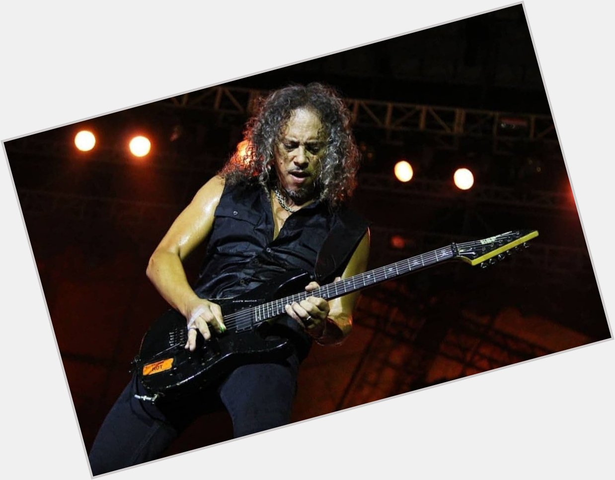 Happy birthday Kirk Hammett     