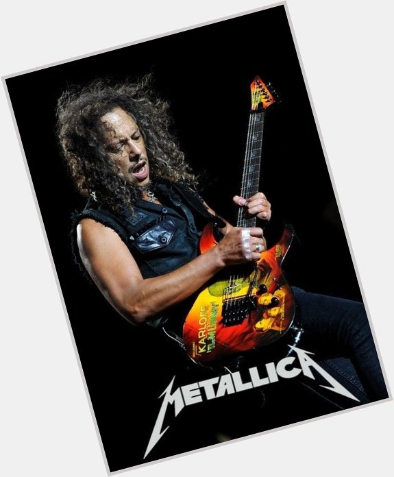 Happy birthday Kirk Hammett      