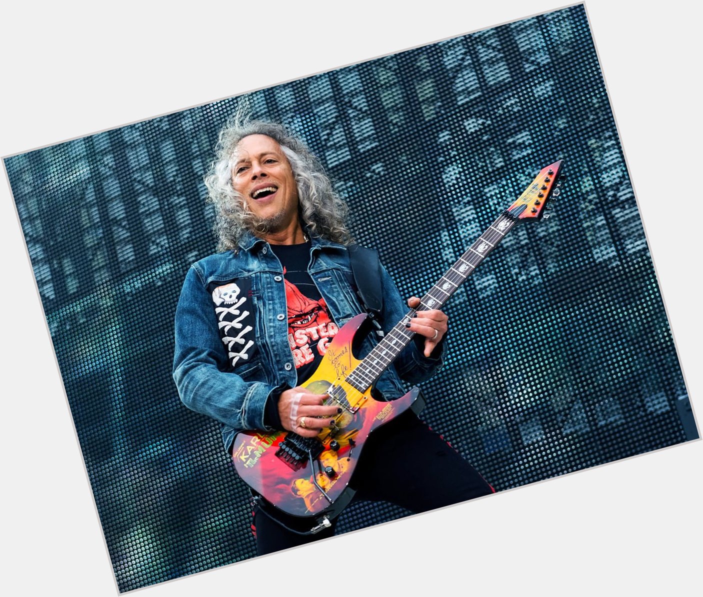 Happy 60th birthday to the Thrash master Kirk Hammett!  