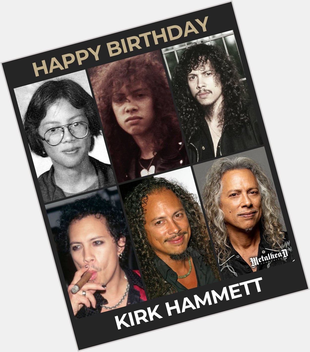 Wishing Kirk Hammett a happy and healthy 60th birthday, who was born in 1962!

Favorite Song? 