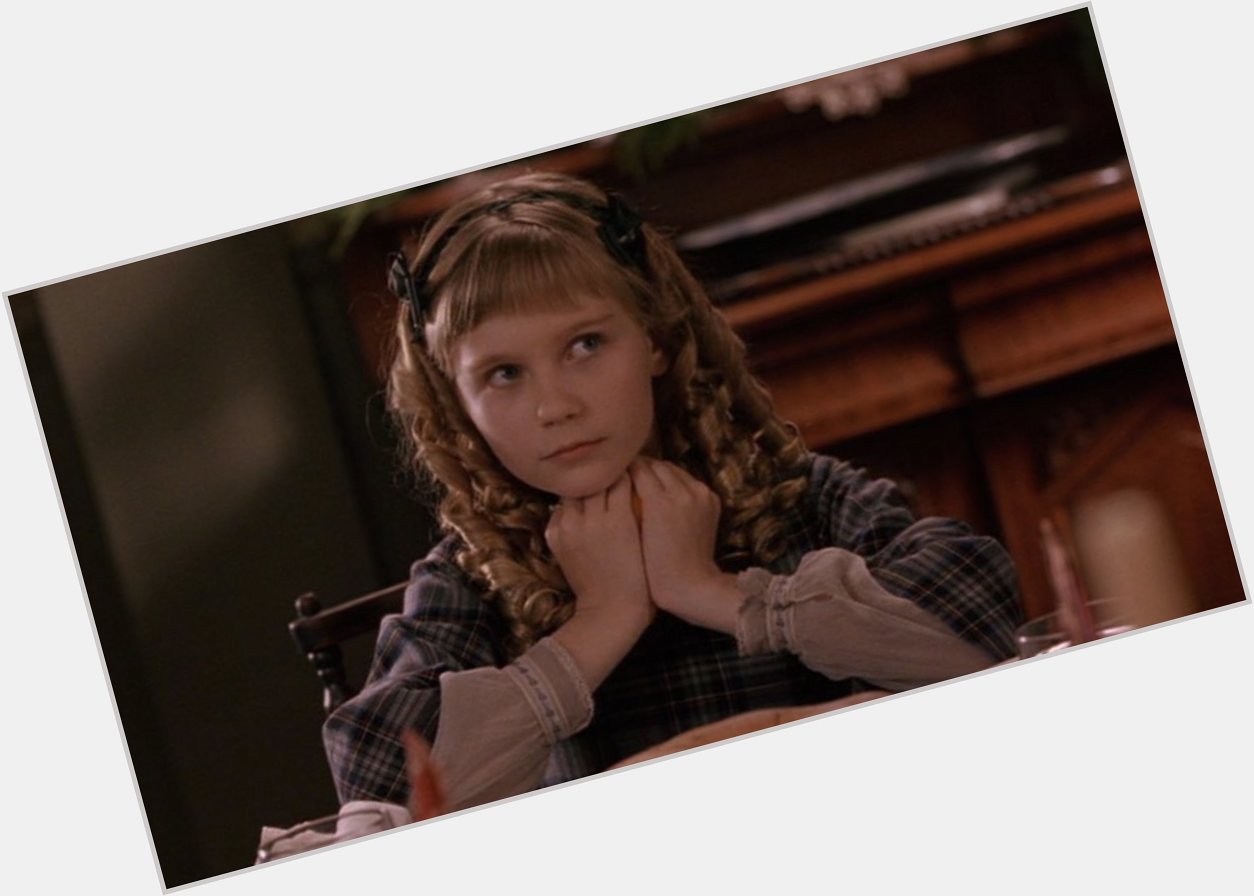 Happy birthday Kirsten Dunst, just adorable in the 1994 film version of Little women. 