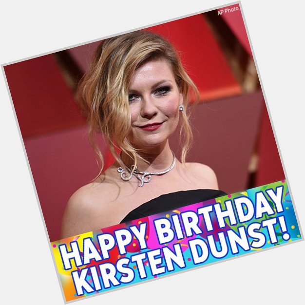 Yeah! \"Bring it On\" actress Kirsten Dunst turns 38 today! Happy Birthday! 
