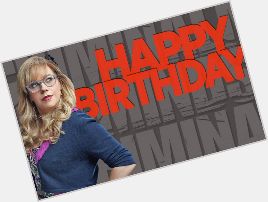 We\re celebrating one of the best today. Happy birthday to Kirsten Vangsness from 