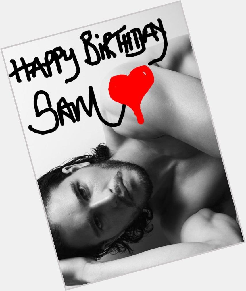 Happy Birthday to the wonderful Guess who sent you a message ? A naked KIT HARINGTON. x x 