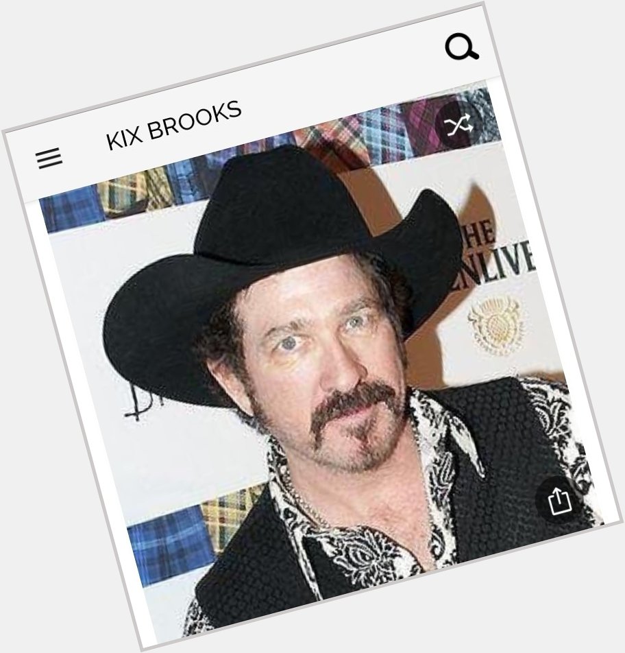Happy birthday to this great country singer.  Happy birthday to Kix Brooks 