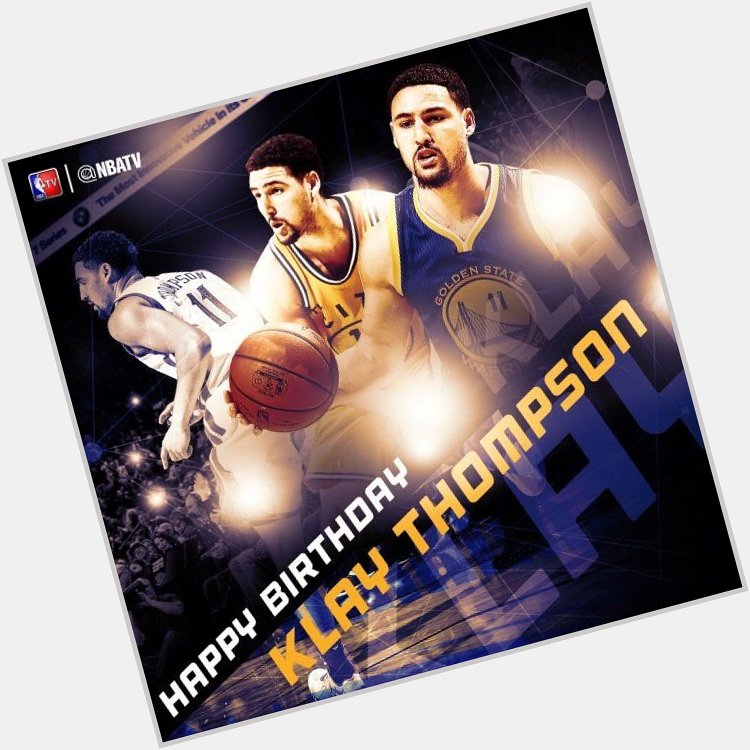Happy birthday to my all time favorite shooting in the best shooting in the league klay thompson been...... 