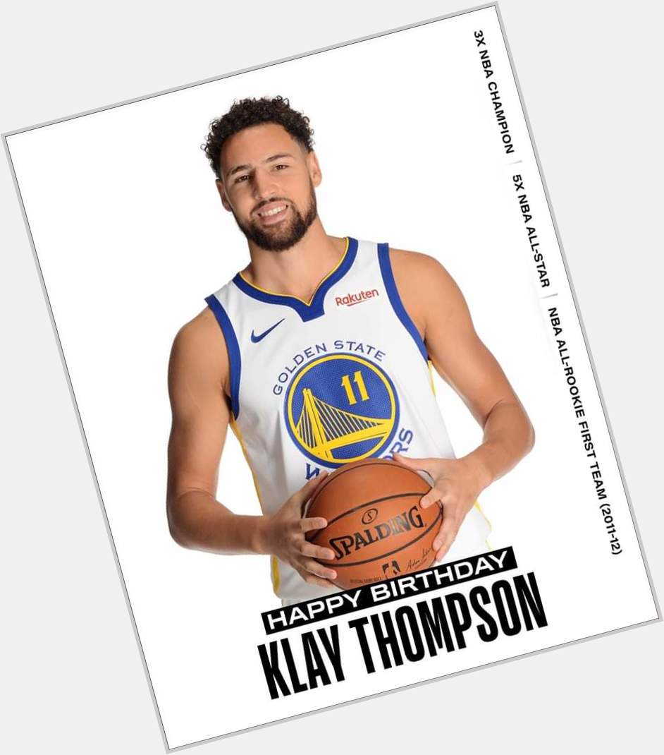 Join us in wishing Klay Thompson of the Golden State Warriors a HAPPY 31st BIRTHDAY!              