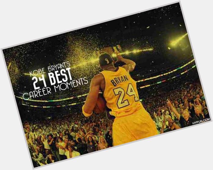 As we wish Kobe Bryant a Happy 36th Birthday, lets look back at his 24 BEST Career Moments =>  
