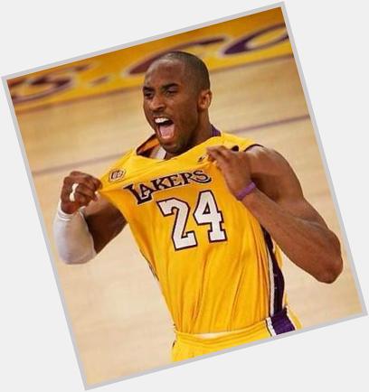Happy birthday Kobe Bryant !                              
