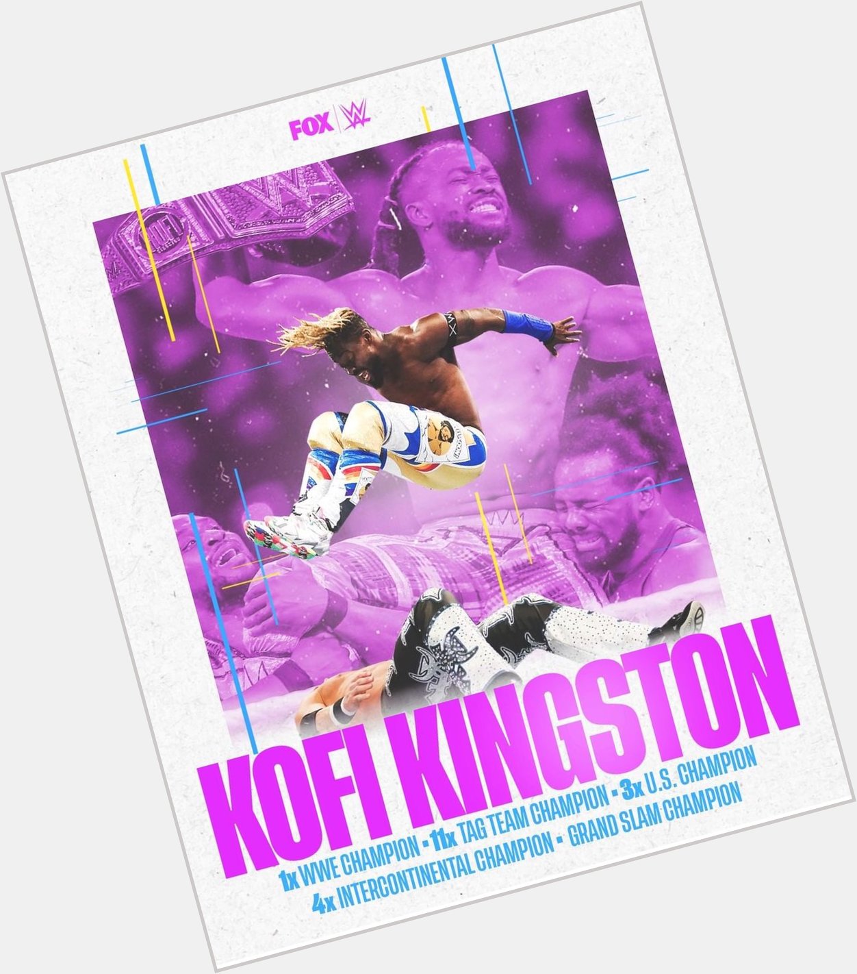  happy birthday Kofi Kingston! Have a phenomenal Friday and birthday man!                  