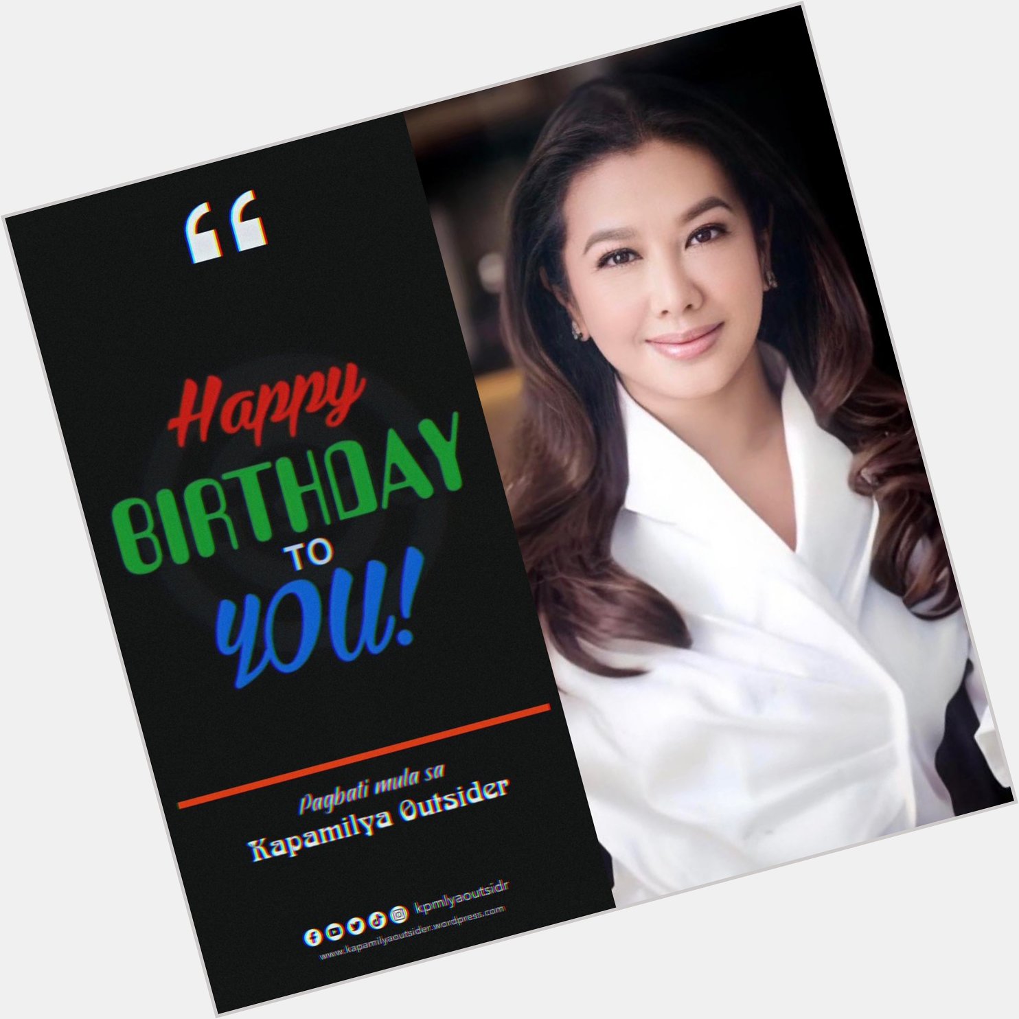 Here s to another year filled with genuine happiness and great surprises Happy birthday, Ms. Korina Sanchez-Roxas! 