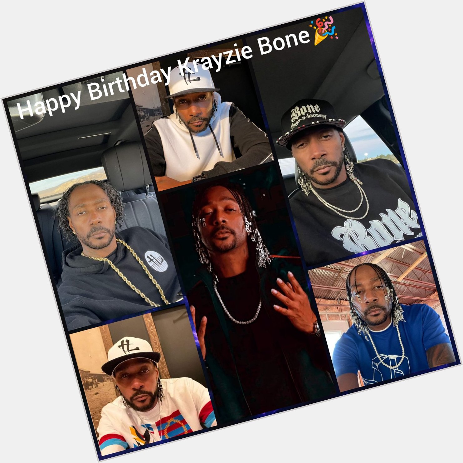 Happy Birthday to my FAVORITE rapper and a True LEGEND KRAYZIE BONE      