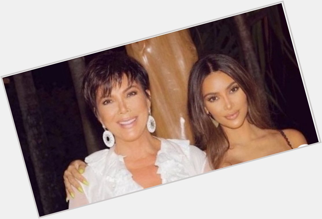 Kim Kardashian seen in rare makeup-free snap as Kris Jenner wishes her a happy birthday

 