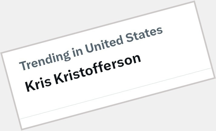 JFC, message! Quit scaring me like that!
Anyway happy birthday to Kris Kristofferson. 