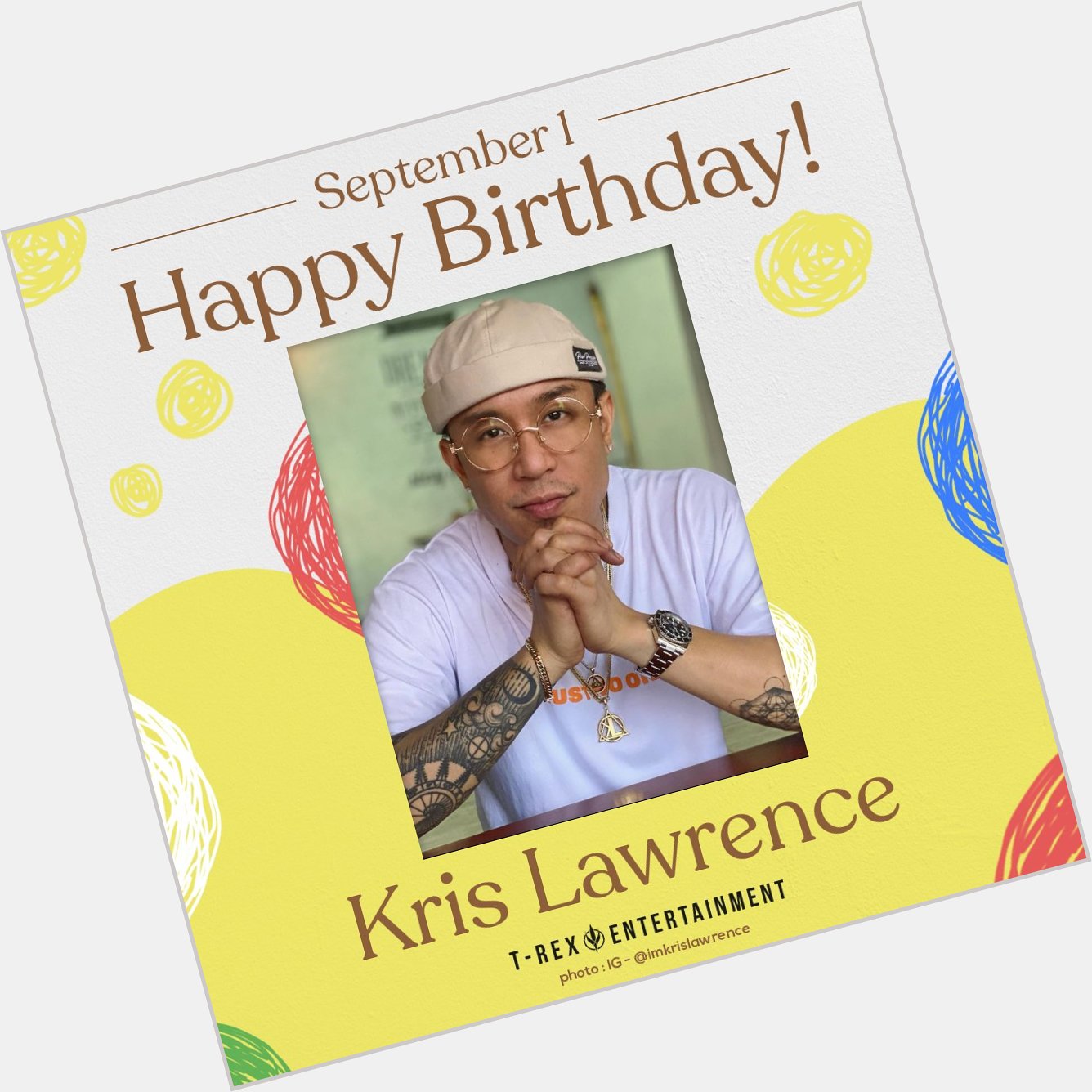 Happy 38th birthday, Kris Lawrence Wishing you all the best in life. 