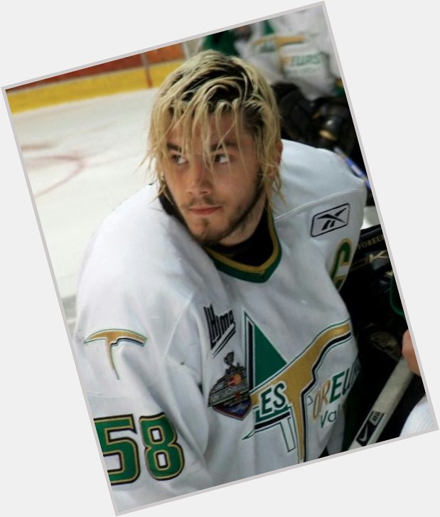  happy birthday and welcome to the world of hockey, here\s an old school blond kris letang 
