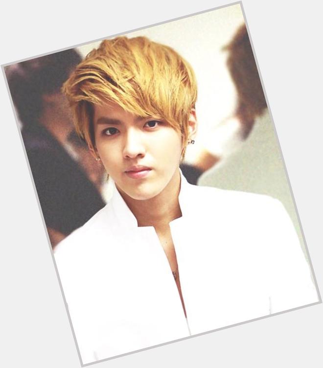 D-Day = Happy birthday in the U.S. to my babe dragon Kris Wu!!! I love you!!!! Sorry guys but I only love blondness 