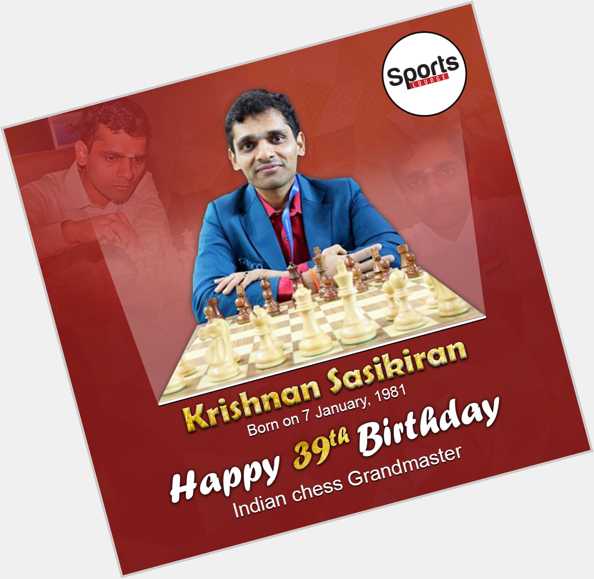 Happy Birthday Krishnan Sasikiran      