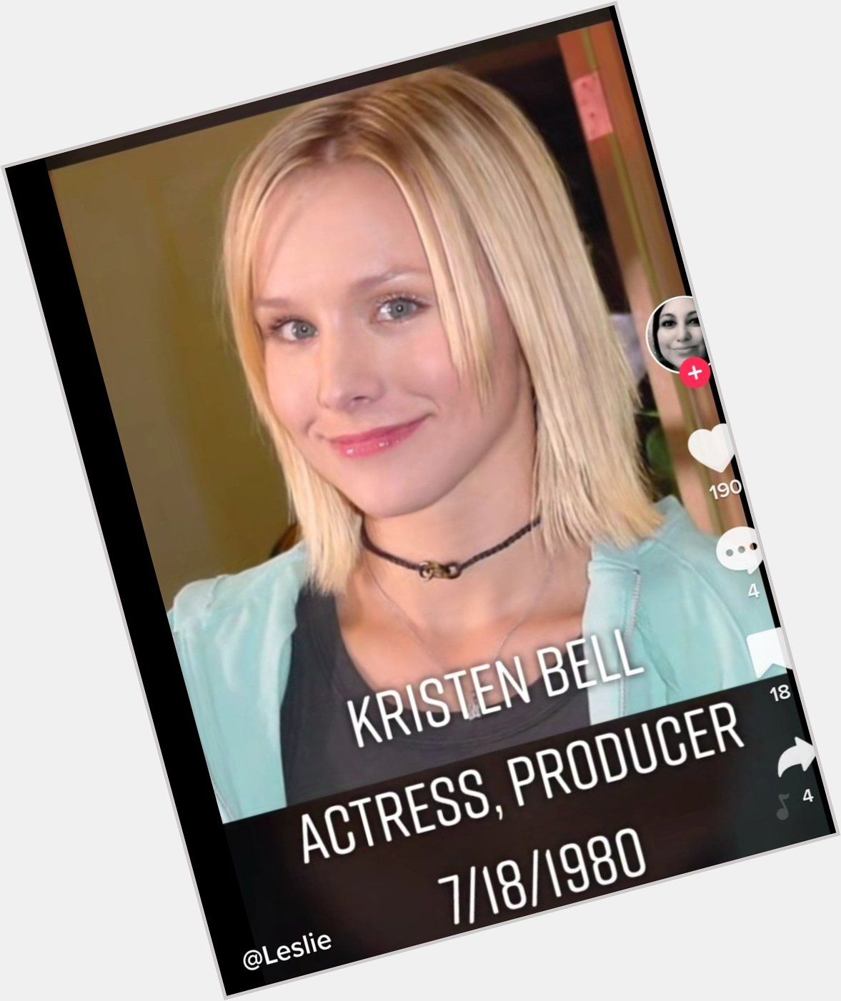 Happy birthday to Kristen bell 