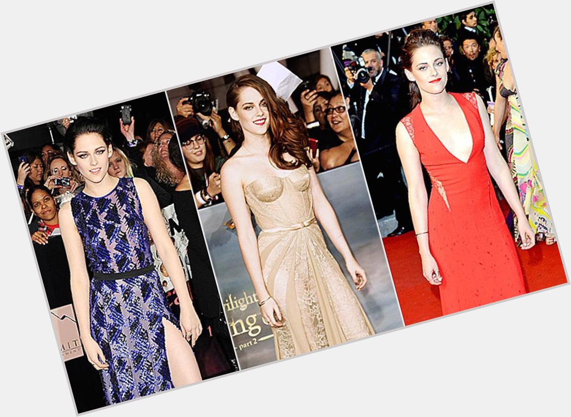 Happy 25th bday to Kristen Stewart, whose red carpet looks just keep getting better!  