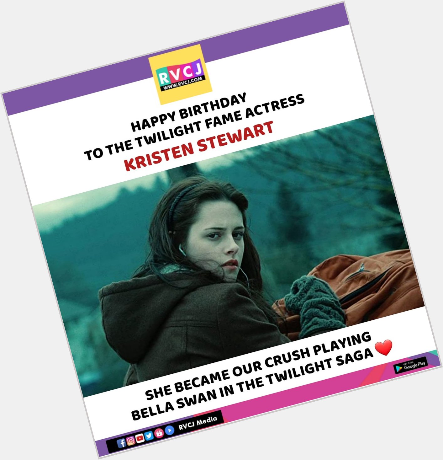 Happy Birthday Kristen Stewart!      
