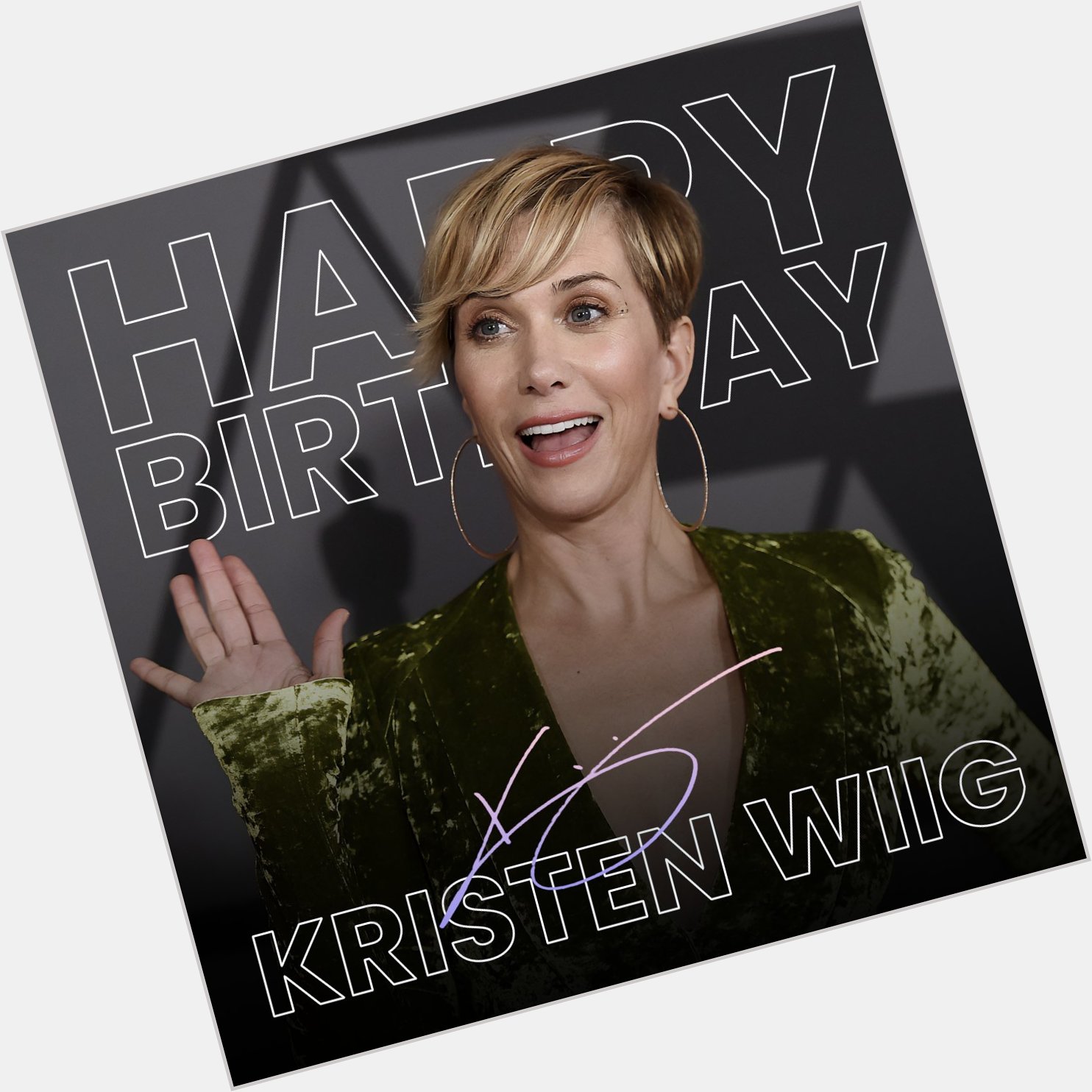 Happy Birthday to the marvelous Kristen Wiig!  