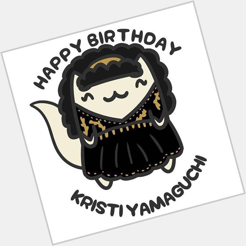 Happy Birthday, Kristi Yamaguchi! Why are there no ice skating emojis?!  