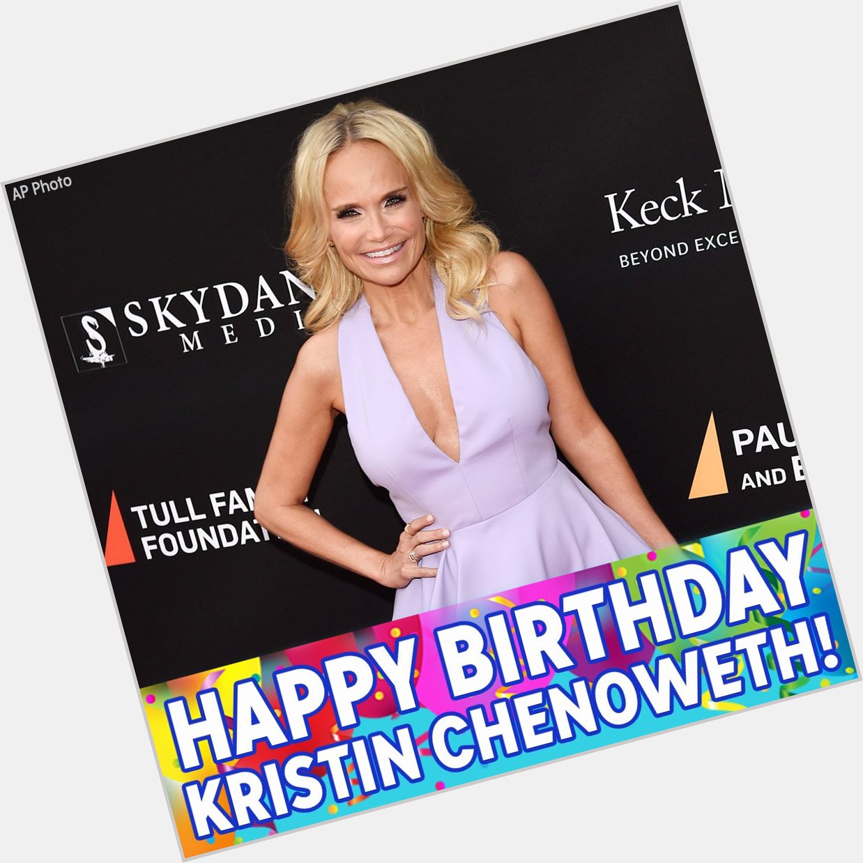 Happy Birthday to Emmy and Tony award-winning actress Kristin Chenoweth! 