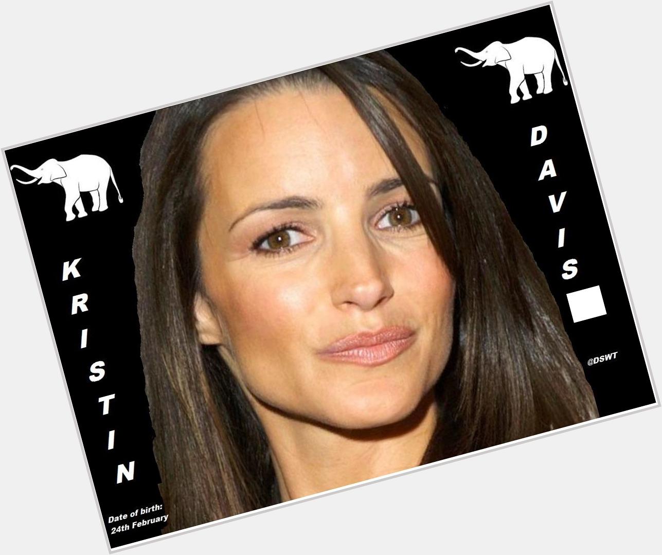 HAPPY BIRTHDAY TO KRISTIN DAVIS: 50 y.old today  & of !STOP IVORY TRADE NOW! 