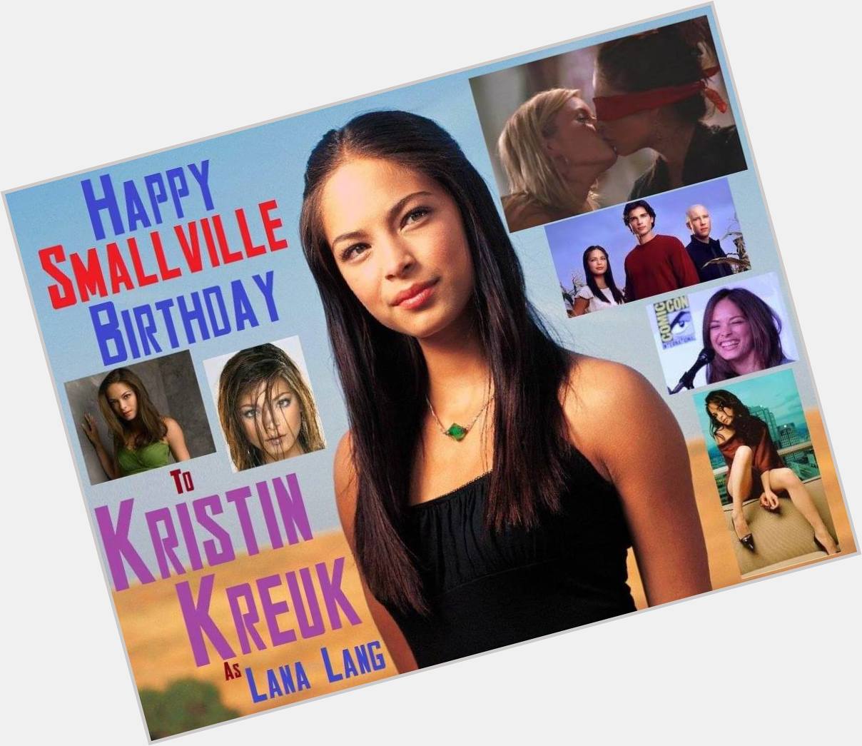 Happy birthday to Kristin Kreuk, born December 30, 1982.  