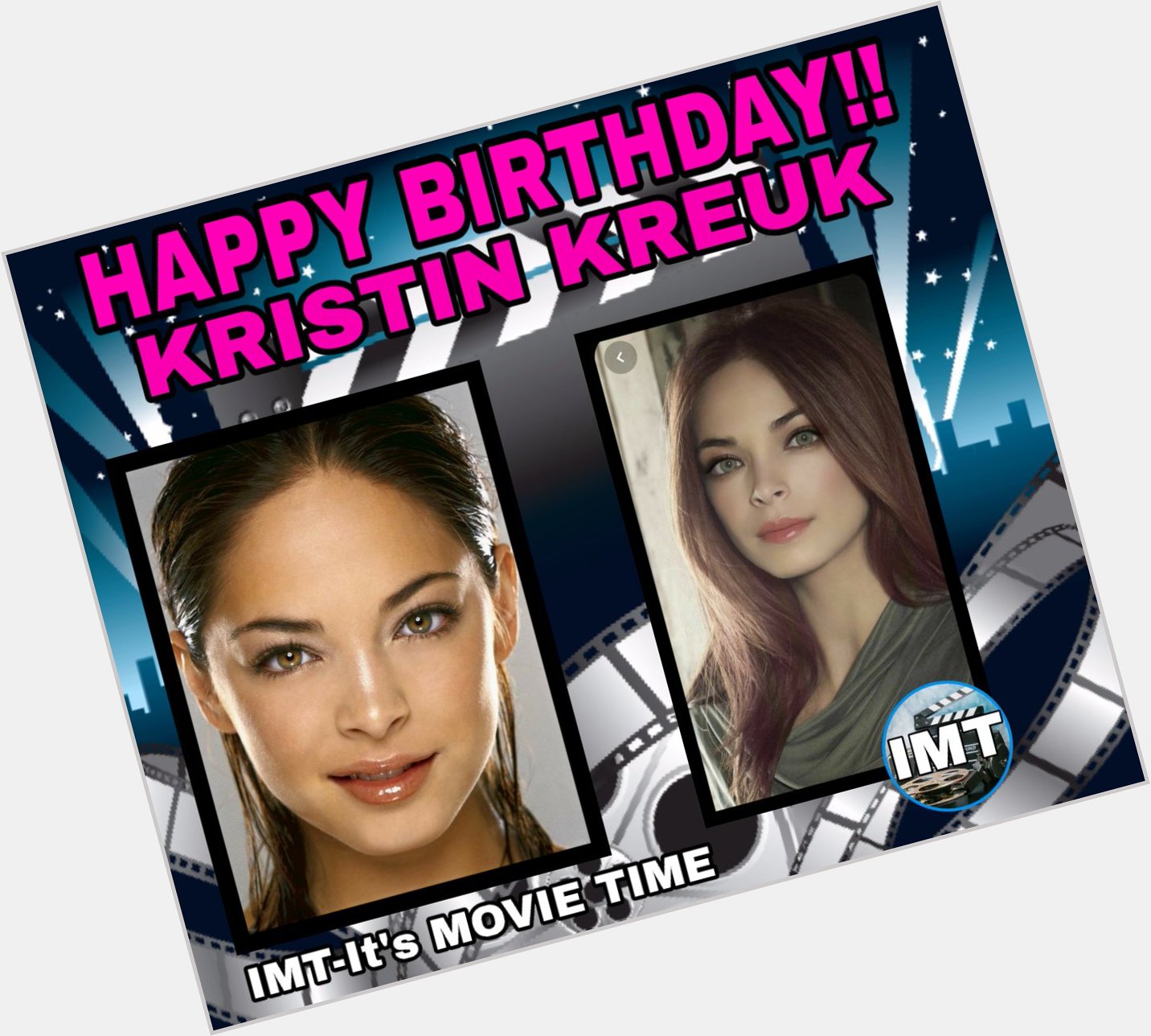 Happy Birthday to the Beautiful Kristin Kreuk! The actress is celebrating 37 years. 