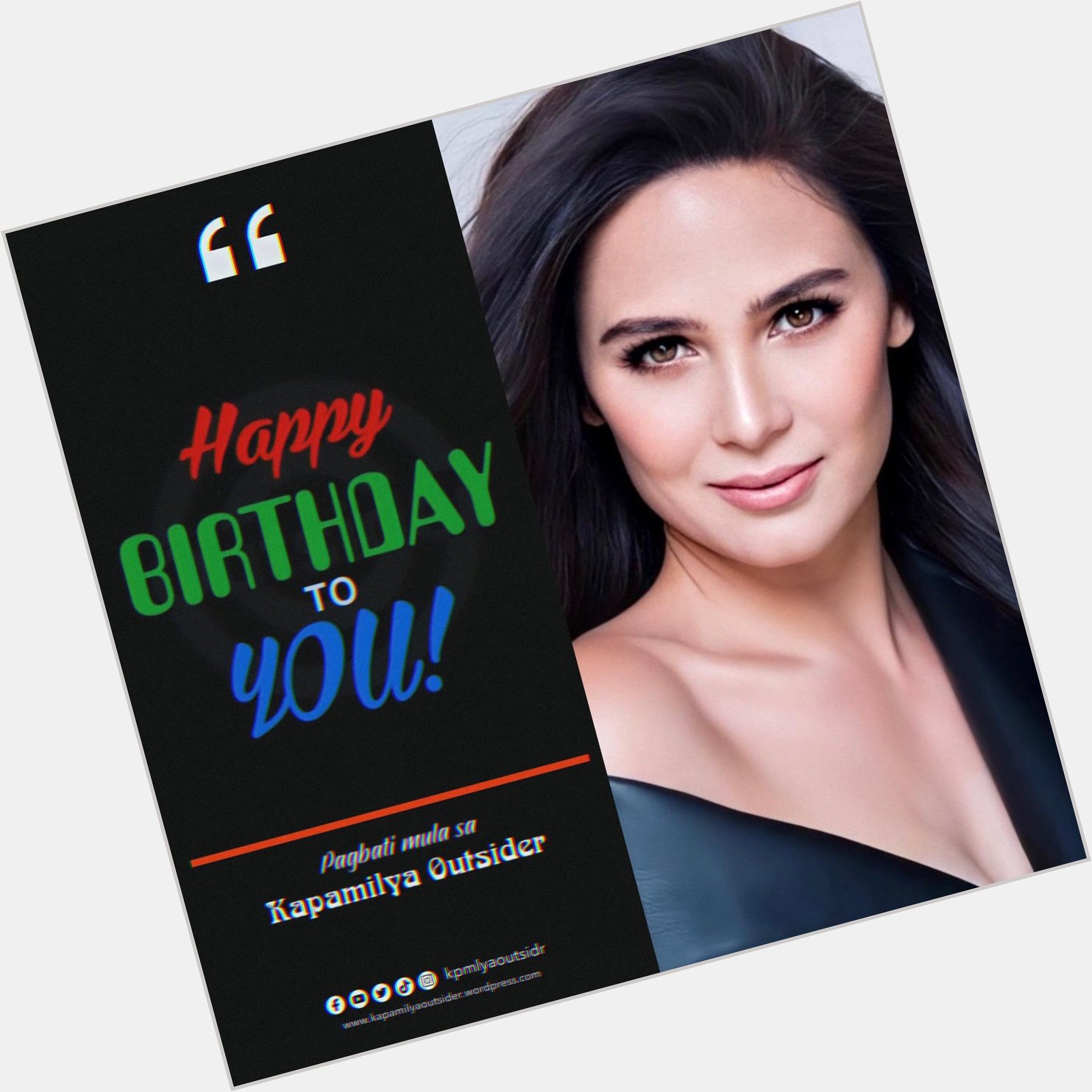 Here s to another year filled with genuine happiness and great surprises Happy birthday, Ms. Kristine Hermosa! 